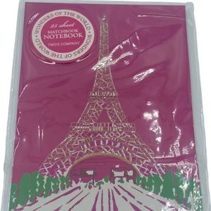 New Two’s Company Wonders of the World Paris Eiffel Tower Matchbook Notebook